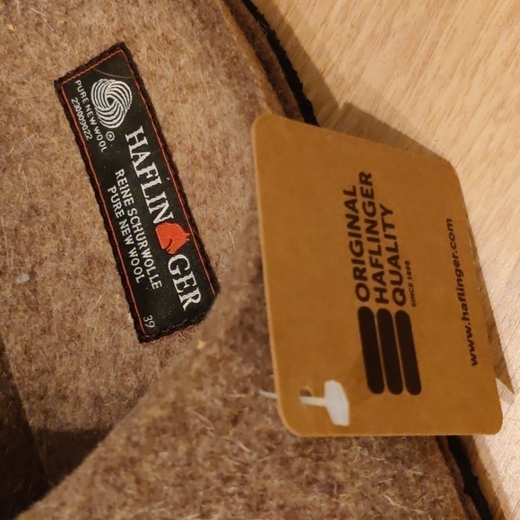 NEW Haflinger wool felt slippers with arch support Flair soft turf 39 beige - Picture 14 of 14